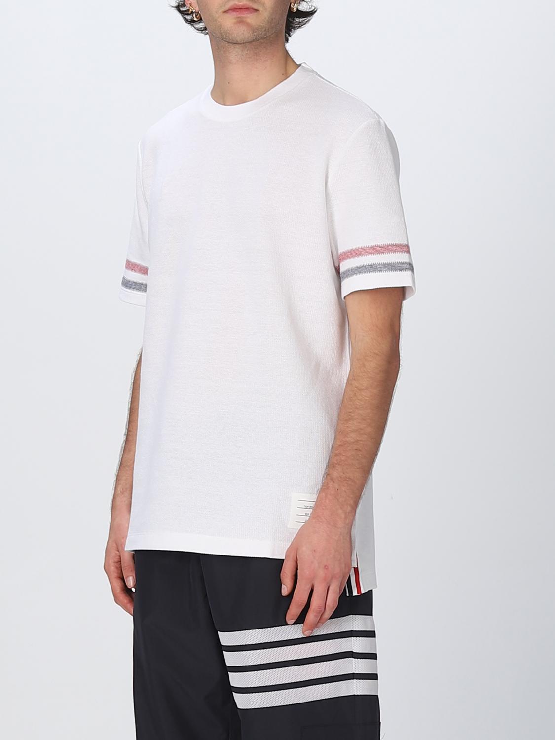 THOM BROWNE CAMISETA: Camiseta hombre Thom Browne, Blanco - Img 4