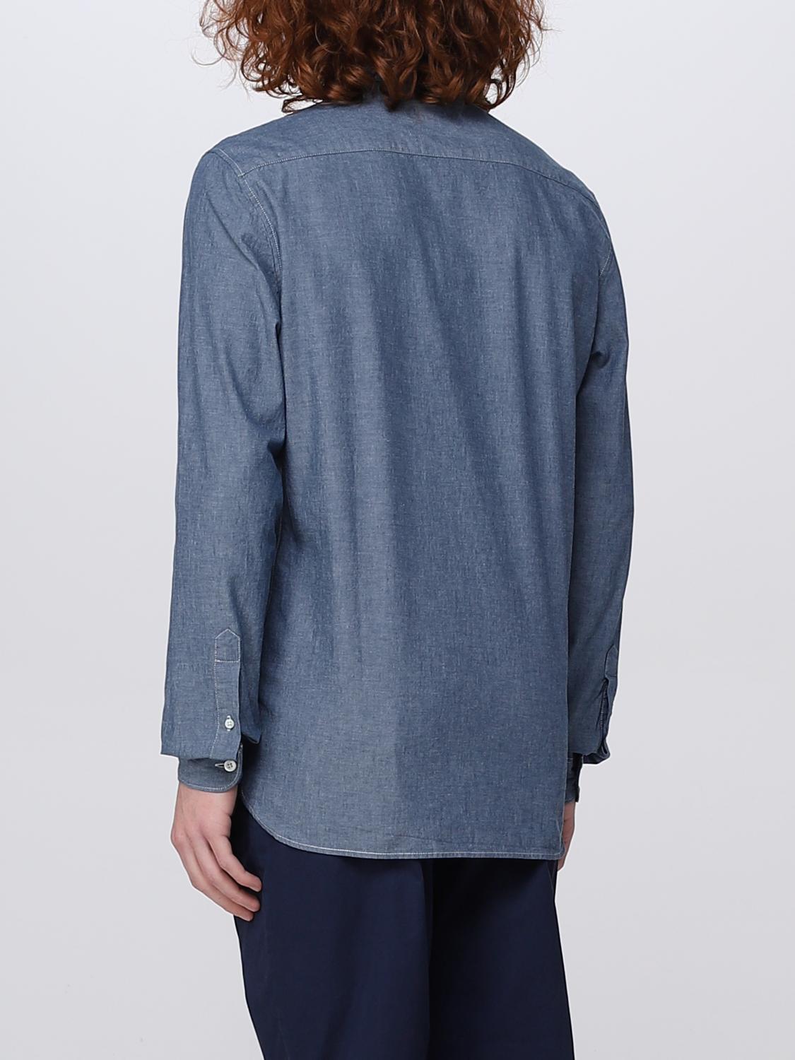 LACOSTE CAMISA: Camisa hombre Lacoste, Azul Oscuro - Img 2