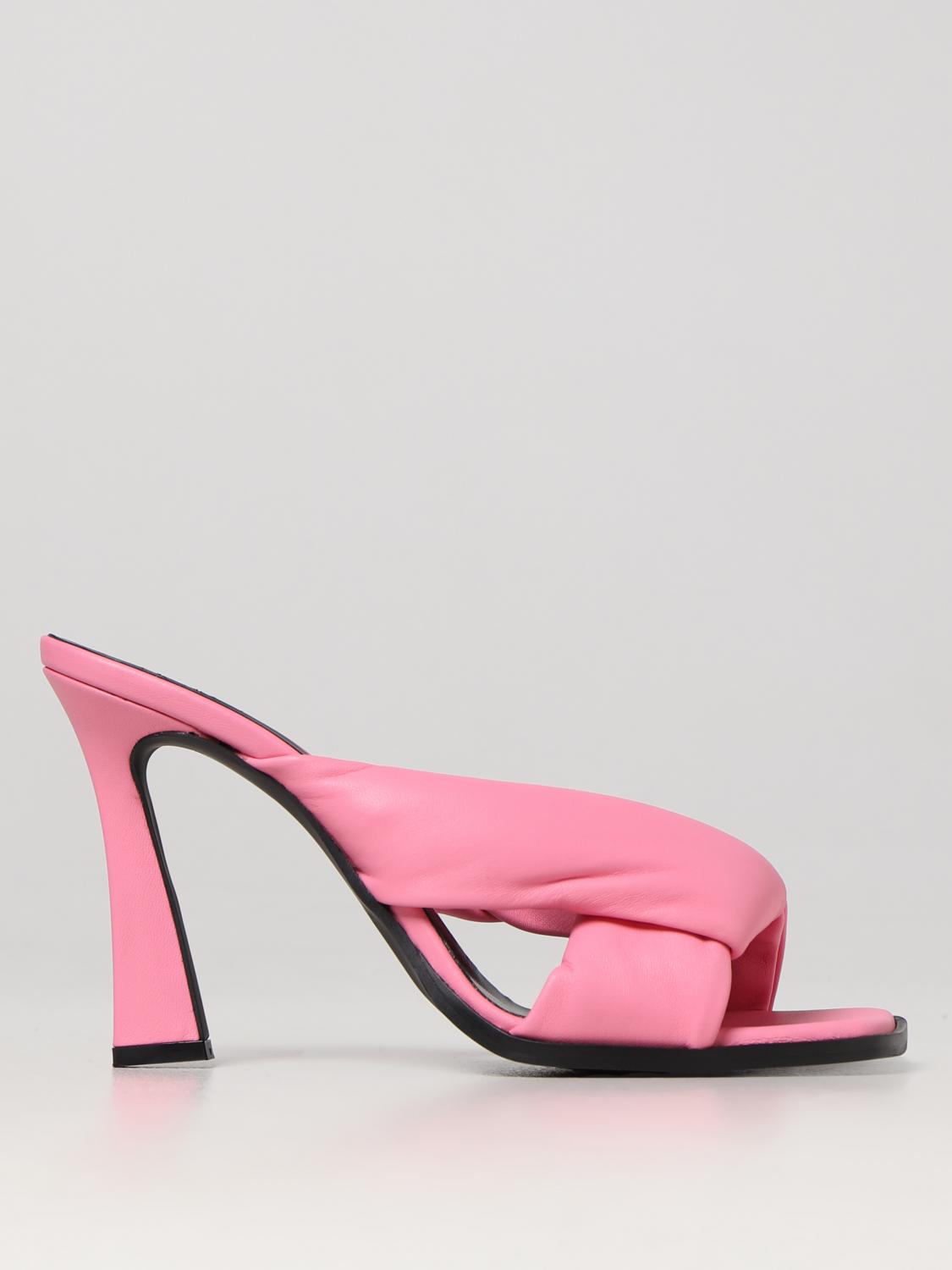 PINKO: Heeled sandals woman Pink Pinko heeled sandal