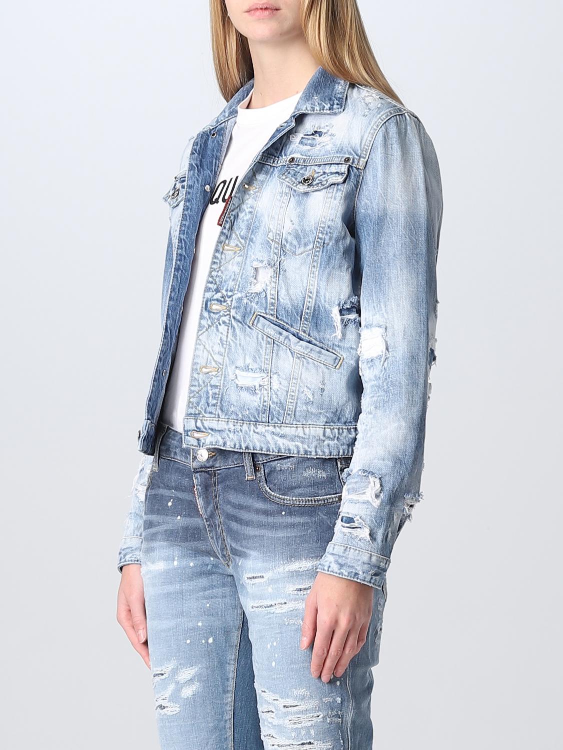 DSQUARED2 GIACCA: Giacca Dsquared2 in denim, Denim - Img 4