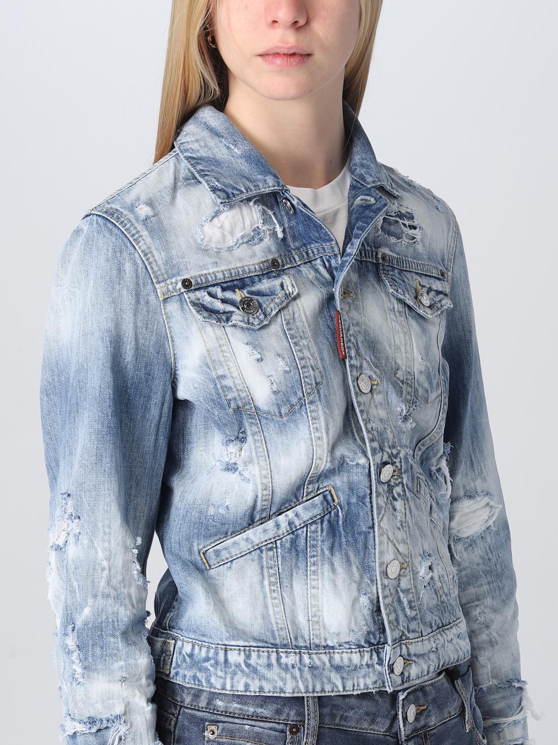 DSQUARED2 GIACCA: Giacca Dsquared2 in denim, Denim - Img 5