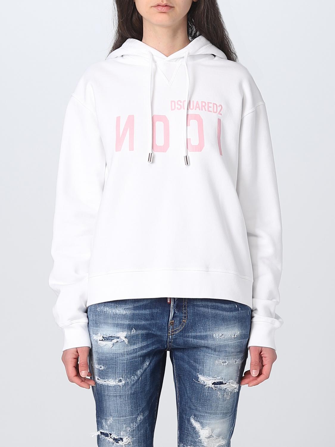 DSQUARED2 SUDADERA: Sudadera mujer Dsquared2, Blanco - Img 1