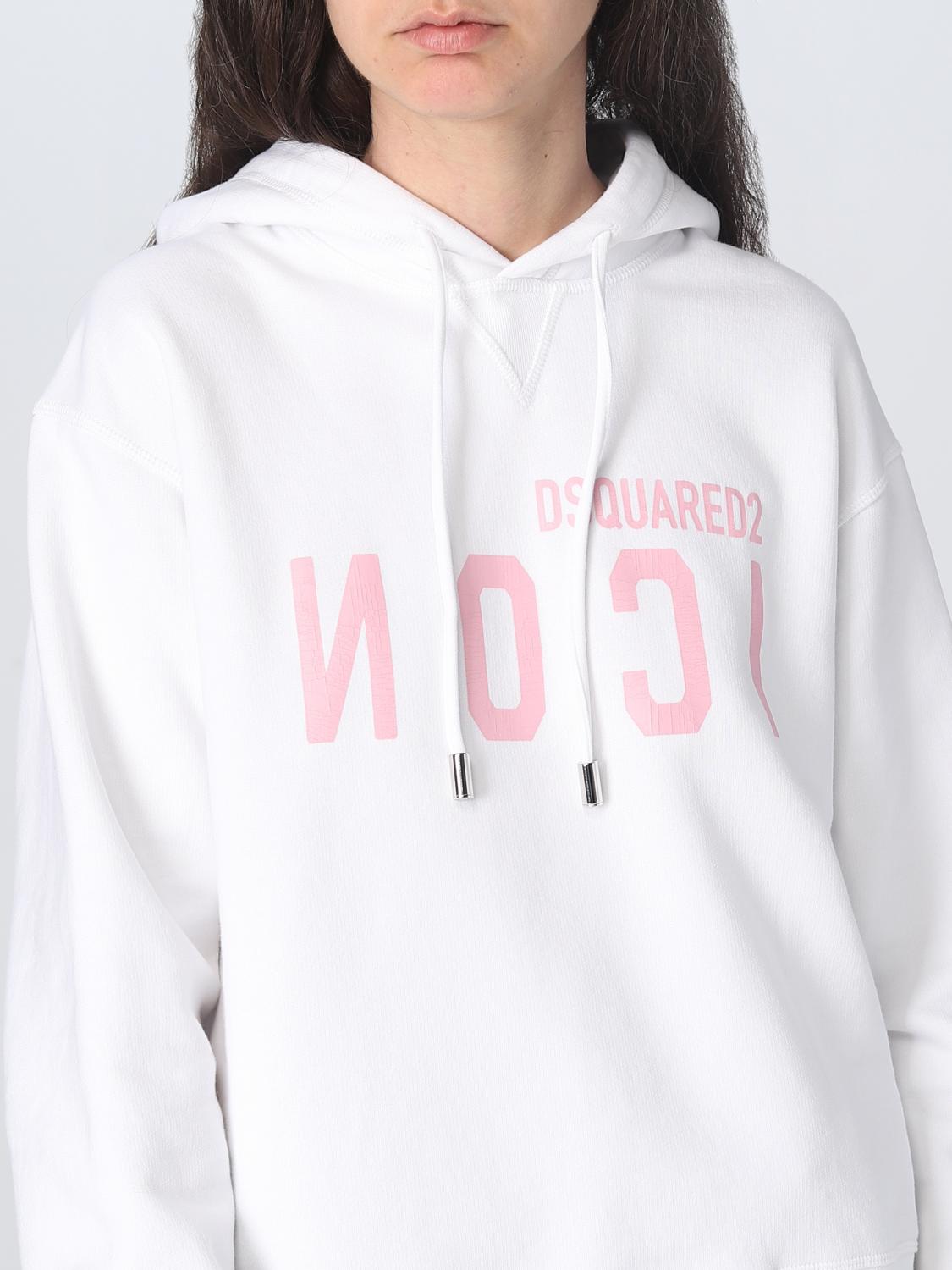 DSQUARED2 SUDADERA: Sudadera mujer Dsquared2, Blanco - Img 4