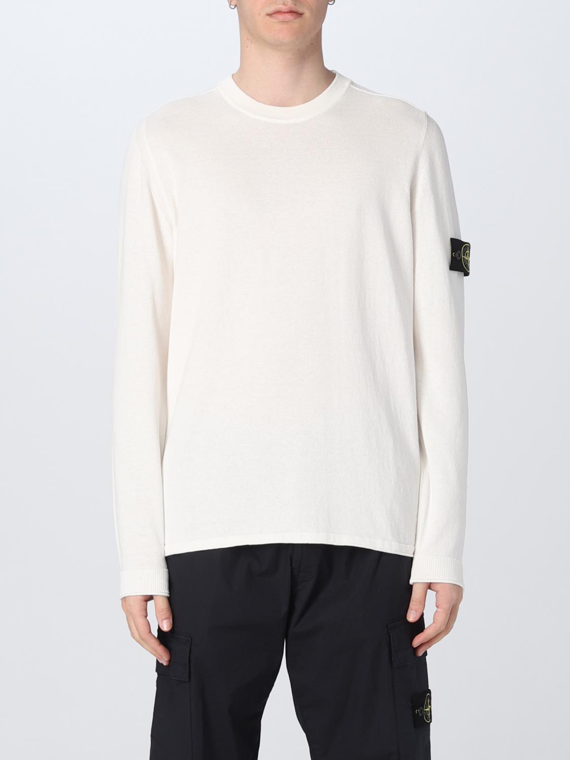 STONE ISLAND SWEATER: Sweater men Stone Island, White - Img 1