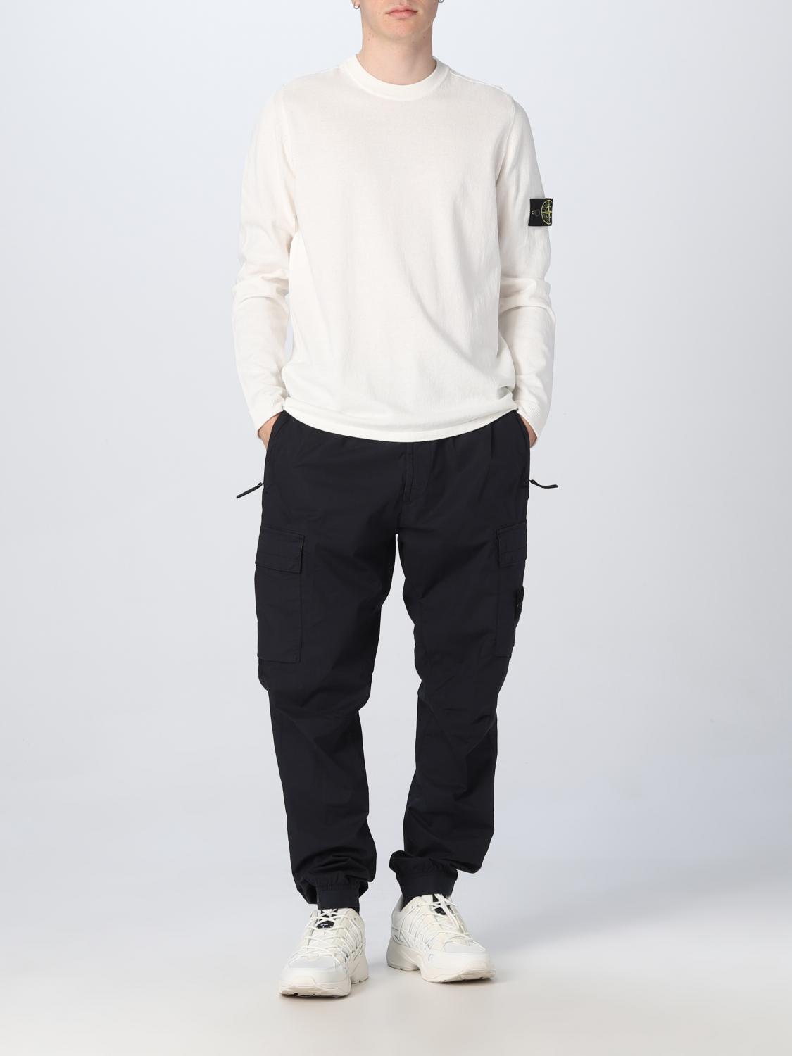 STONE ISLAND SWEATER: Sweater men Stone Island, White - Img 2