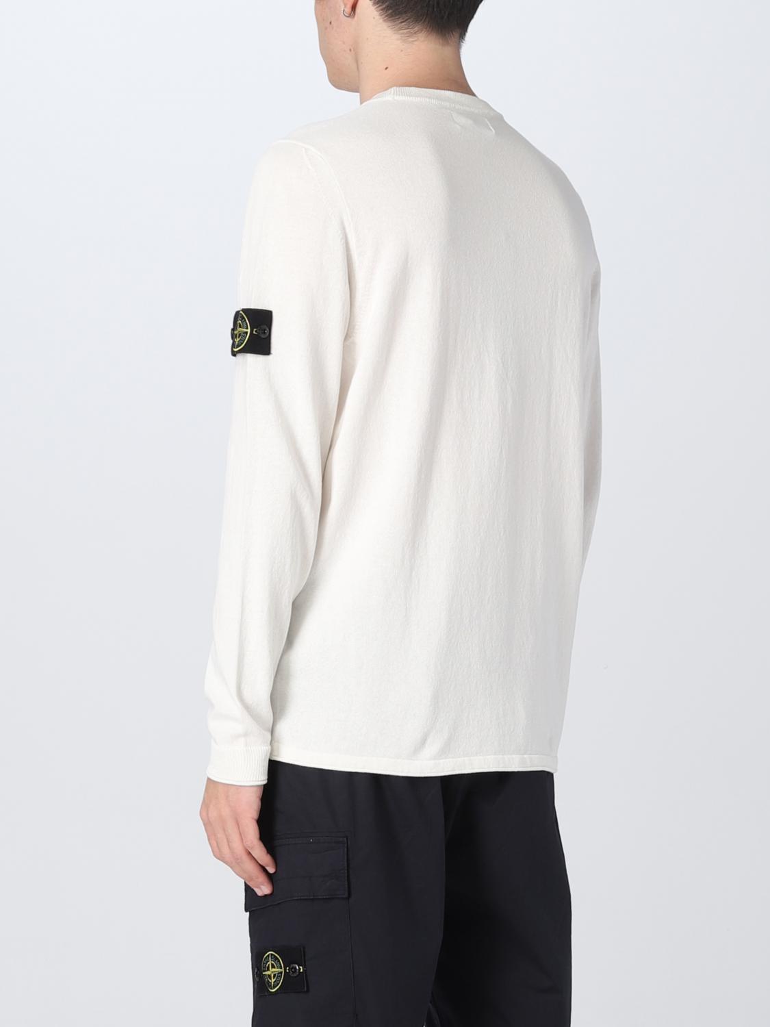 STONE ISLAND SWEATER: Sweater men Stone Island, White - Img 3