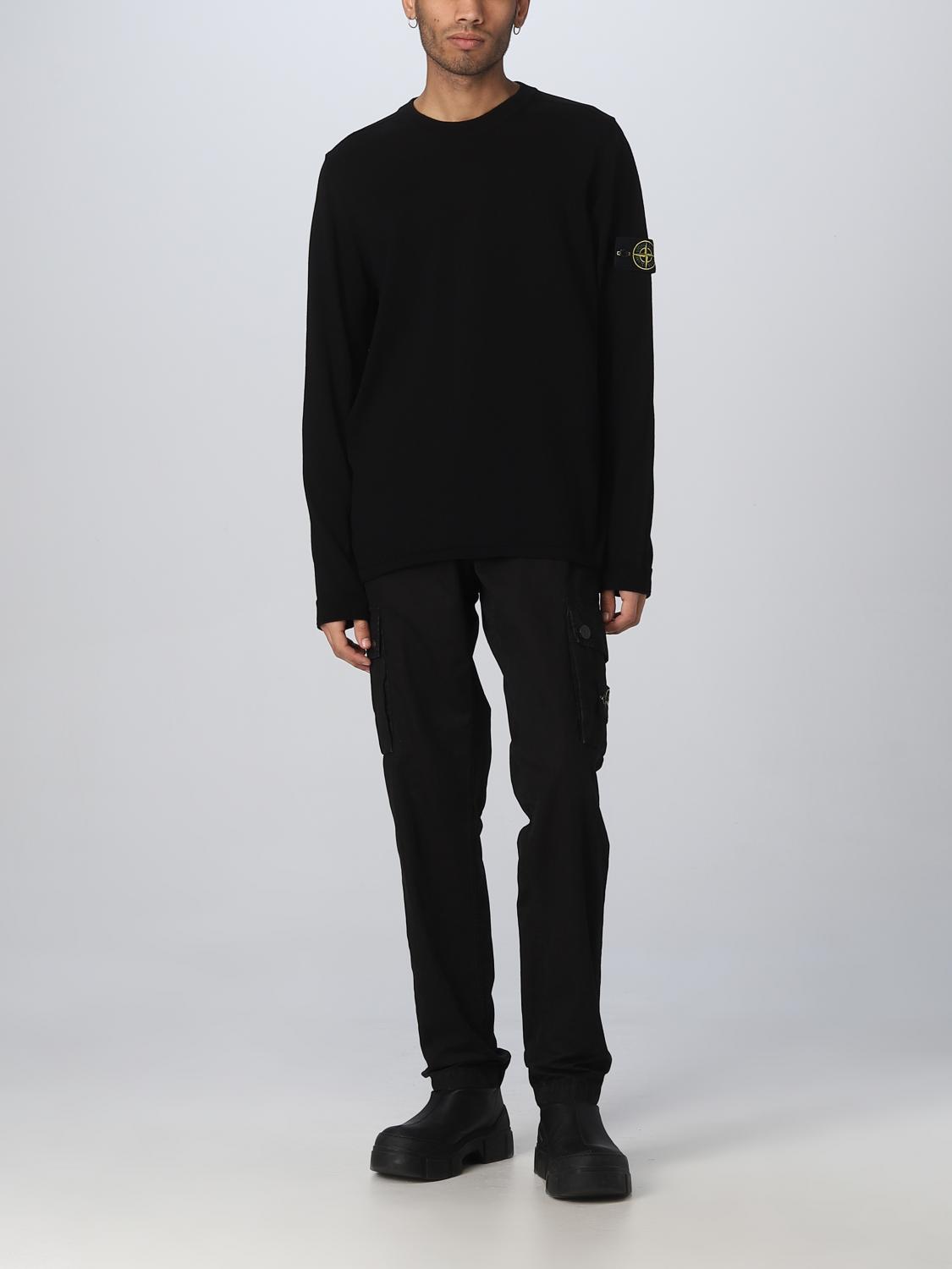 STONE ISLAND SWEATER: Sweater men Stone Island, Black - Img 2