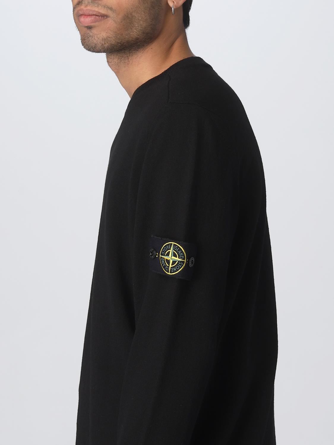 STONE ISLAND SWEATER: Sweater men Stone Island, Black - Img 5
