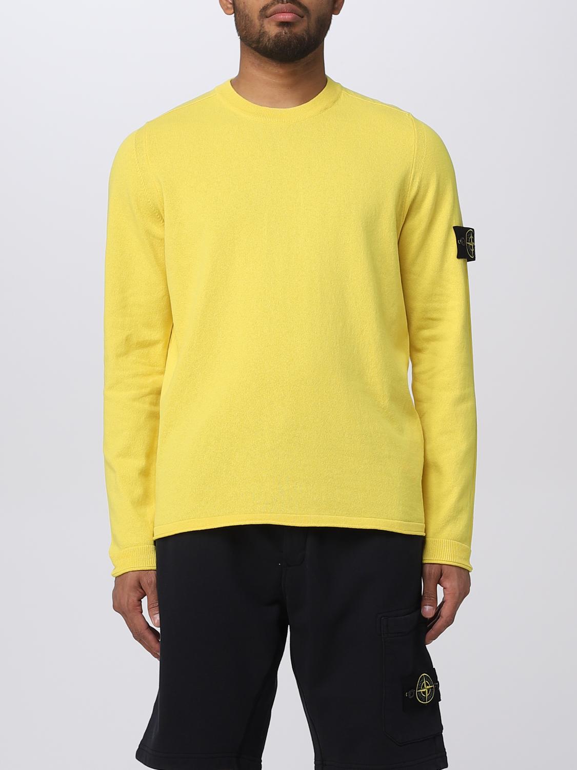 STONE ISLAND SWEATER: Sweater men Stone Island, Yellow - Img 1