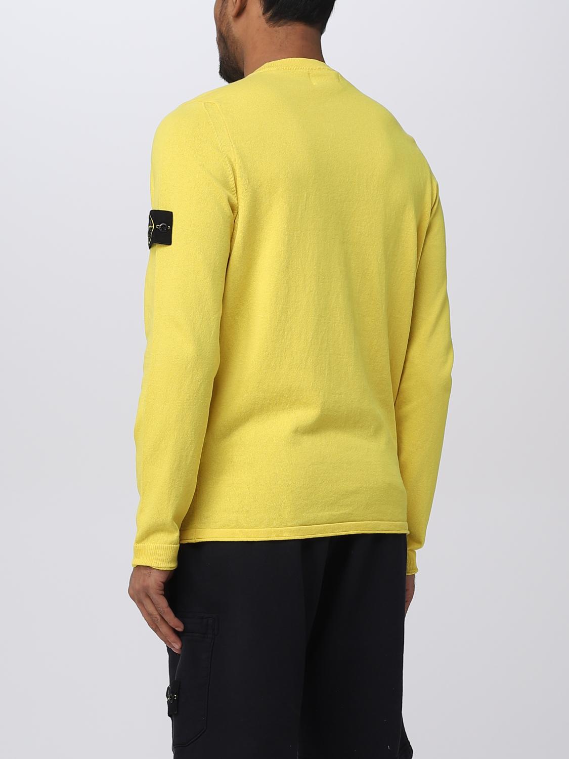 STONE ISLAND SWEATER: Sweater men Stone Island, Yellow - Img 2