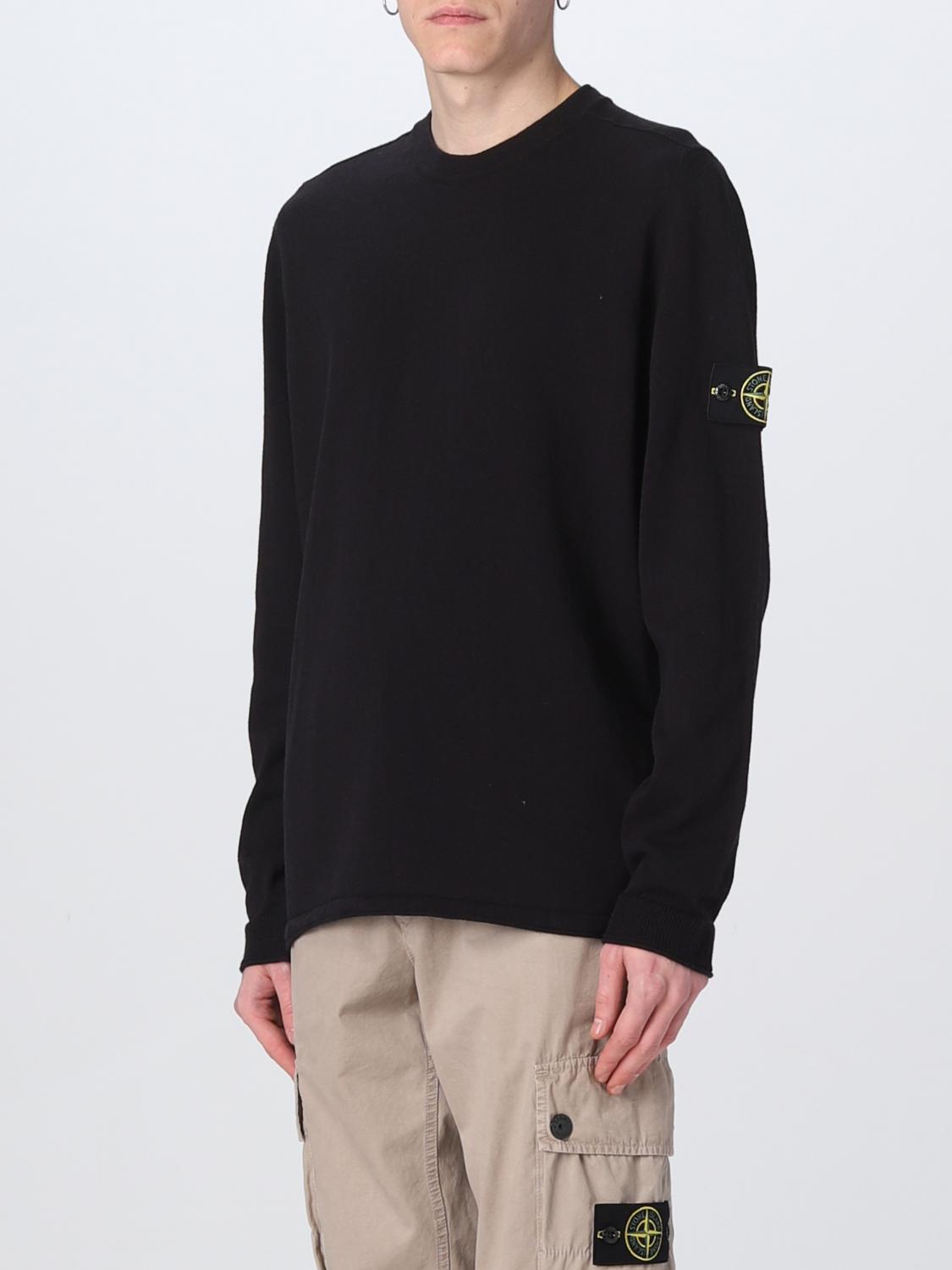 STONE ISLAND SWEATER: Sweater men Stone Island, Blue - Img 4