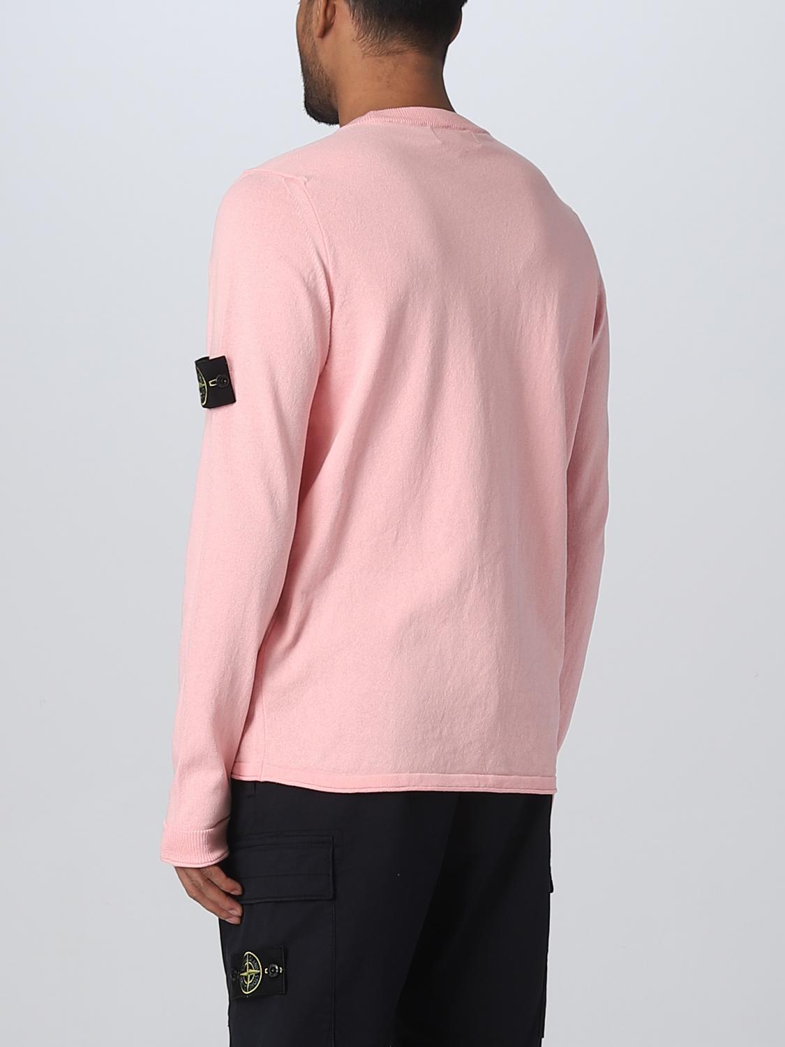 STONE ISLAND JERSEY: Jersey hombre Stone Island, Rosa - Img 3