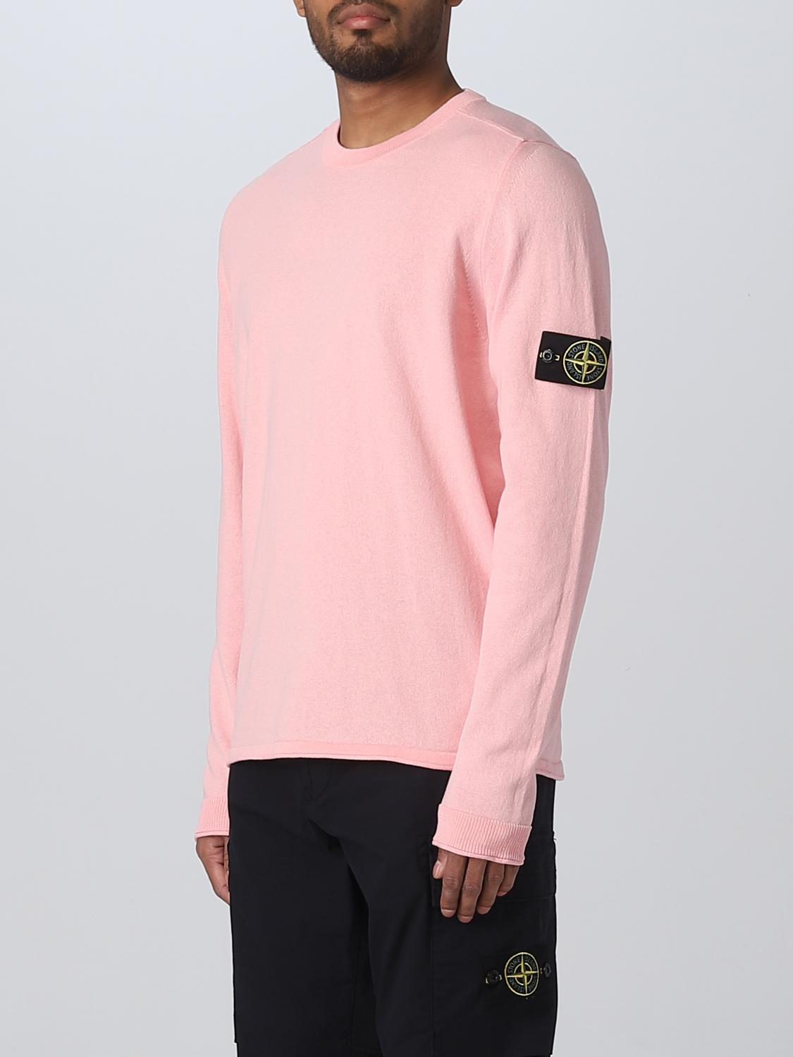 STONE ISLAND JERSEY: Jersey hombre Stone Island, Rosa - Img 4