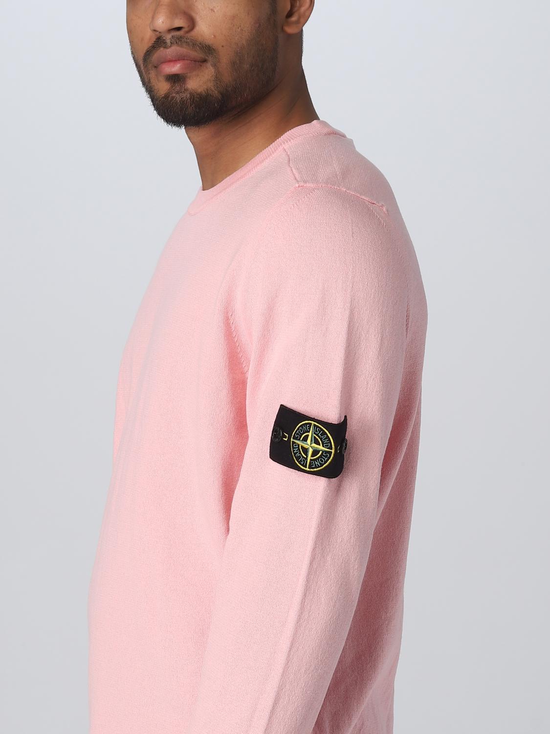 STONE ISLAND JERSEY: Jersey hombre Stone Island, Rosa - Img 5