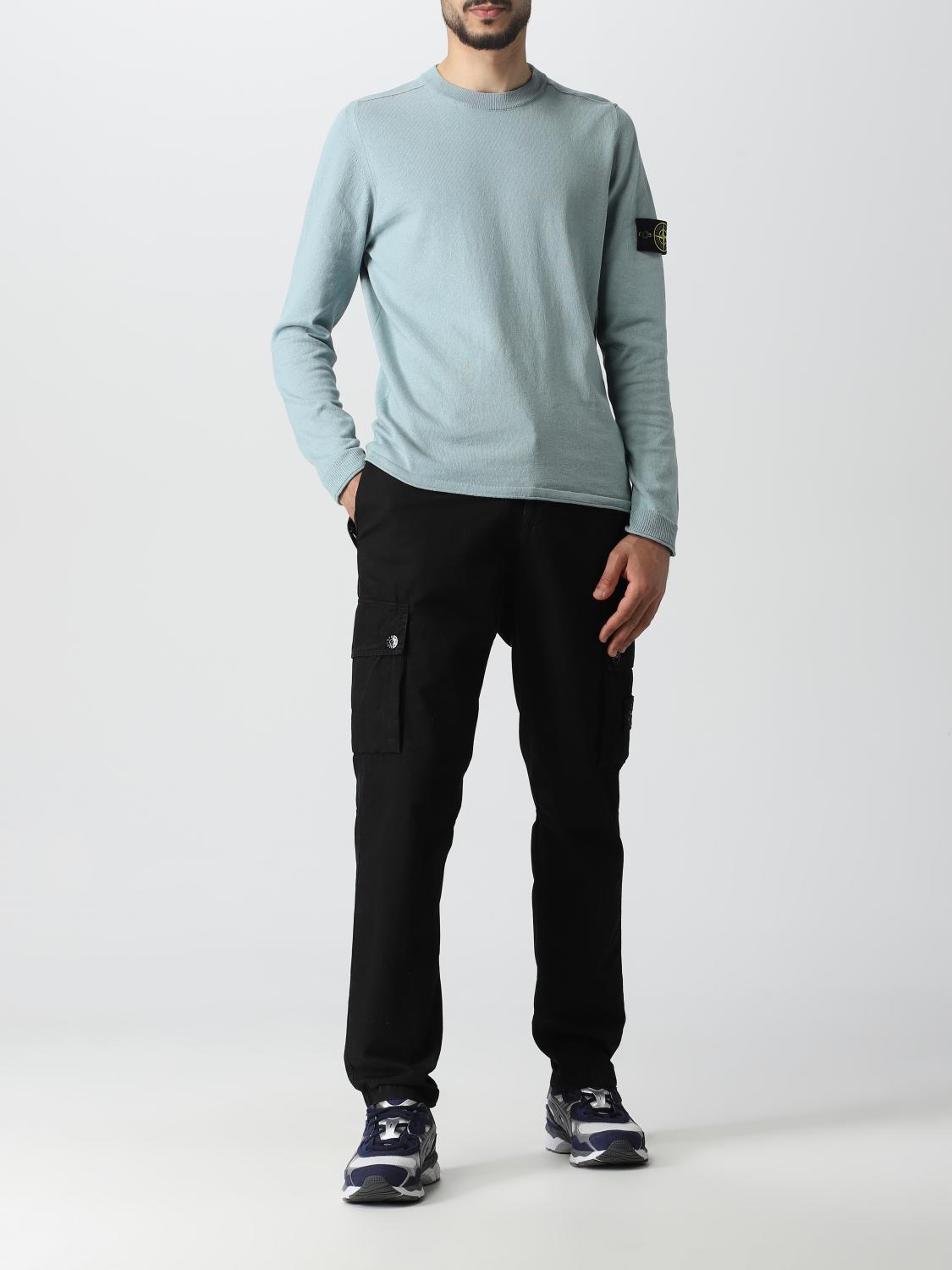 STONE ISLAND SWEATER: Sweater men Stone Island, Gnawed Blue - Img 2