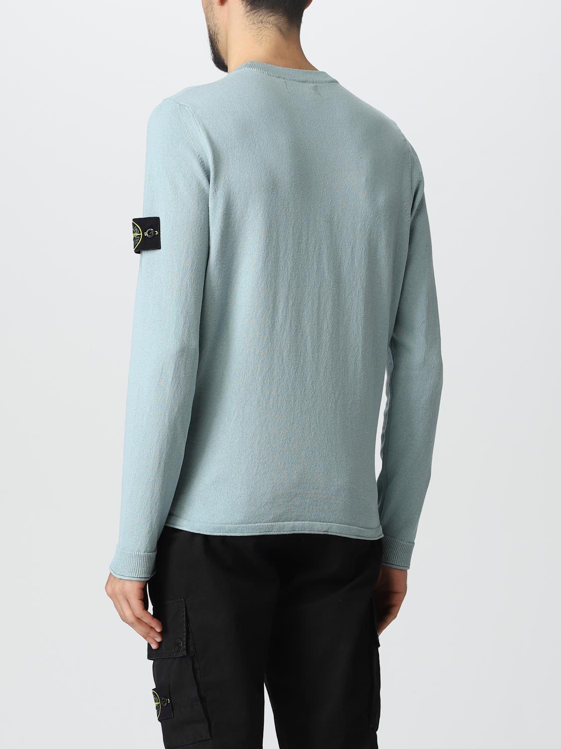 STONE ISLAND SWEATER: Sweater men Stone Island, Gnawed Blue - Img 3