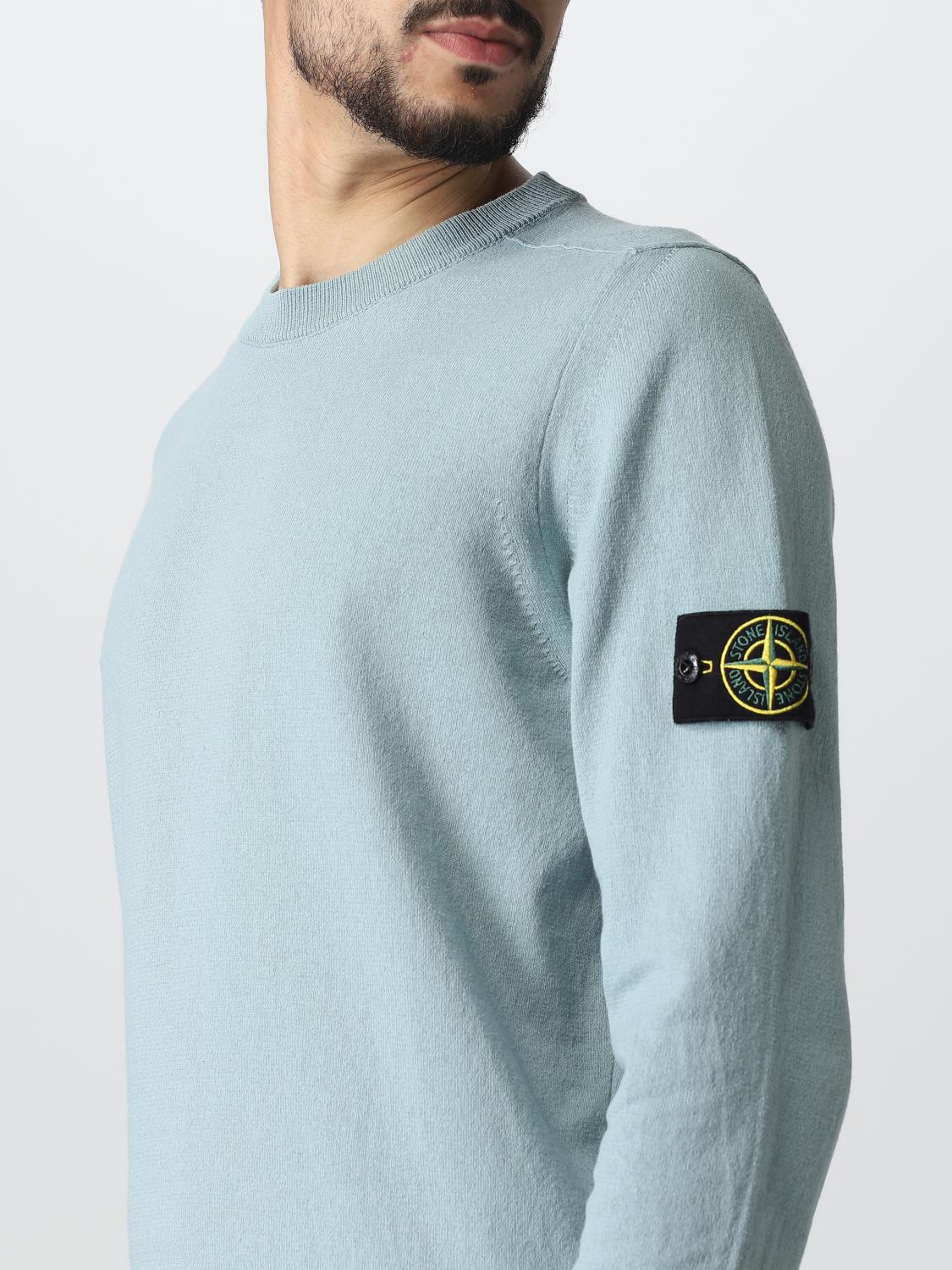 STONE ISLAND SWEATER: Sweater men Stone Island, Gnawed Blue - Img 5