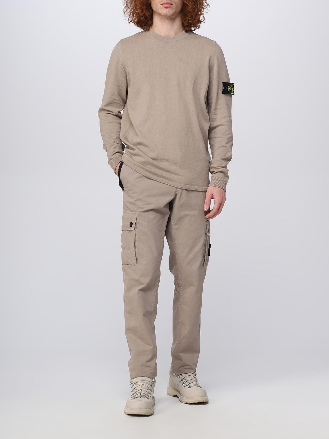 STONE ISLAND SWEATER: Sweater men Stone Island, Sand - Img 2