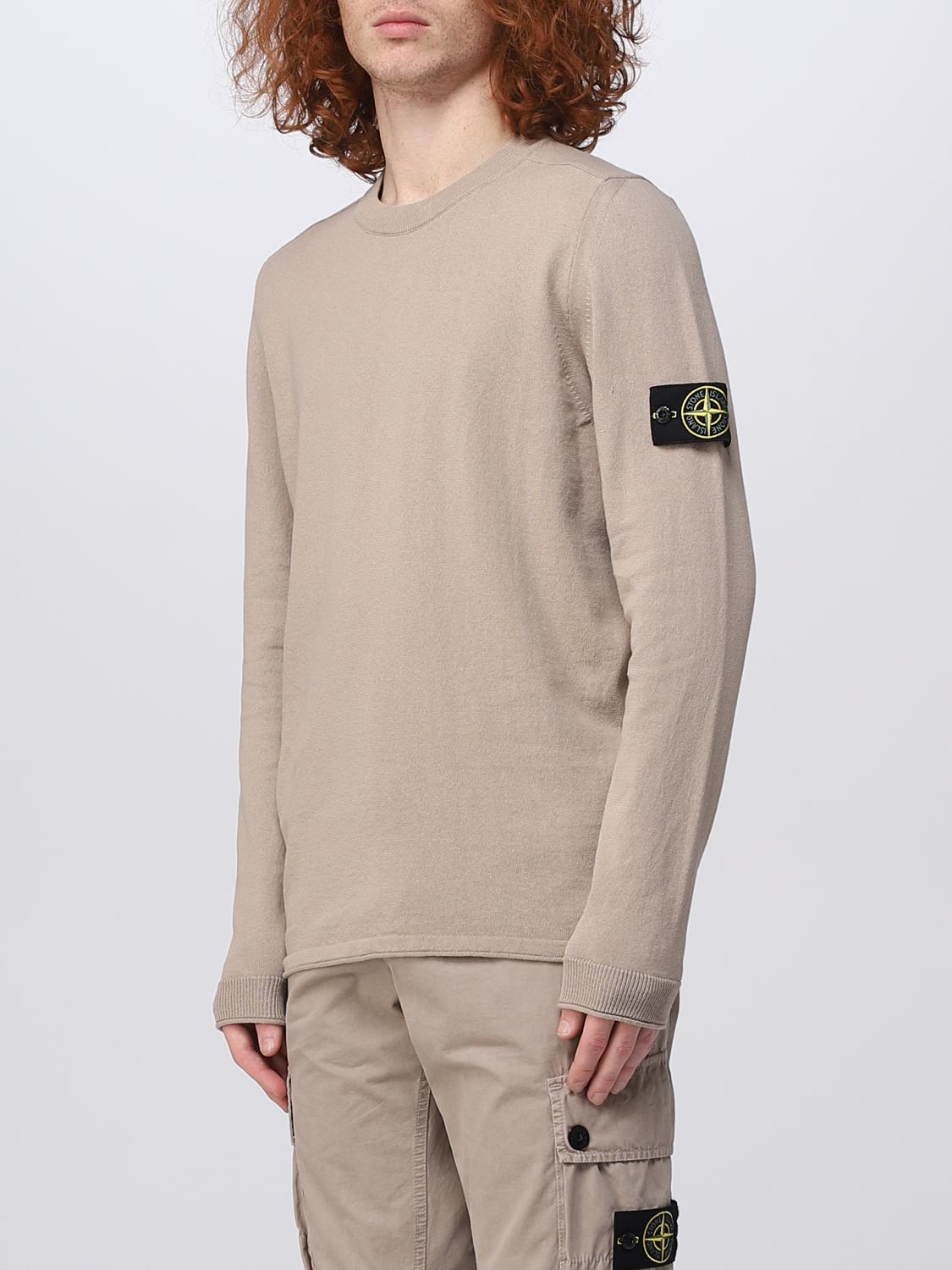 STONE ISLAND SWEATER: Sweater men Stone Island, Sand - Img 4