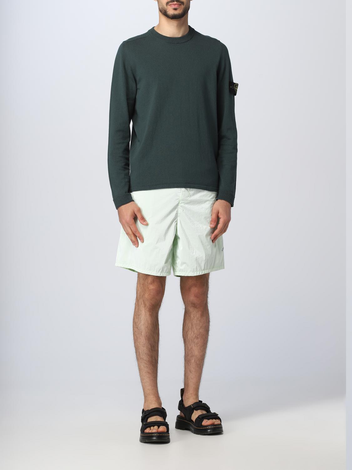 STONE ISLAND SWEATER: Sweater men Stone Island, Bottle Green - Img 2
