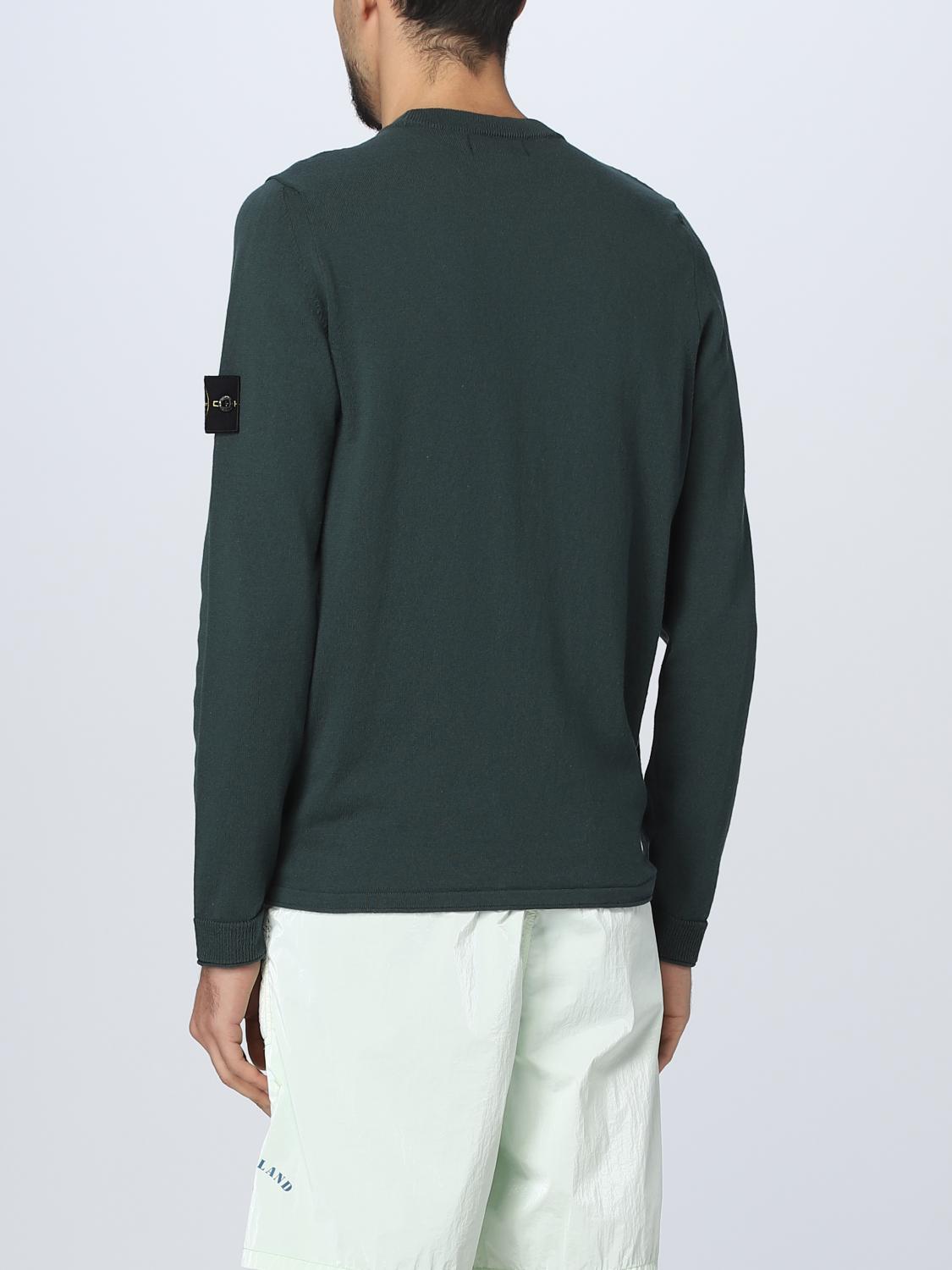 STONE ISLAND SWEATER: Sweater men Stone Island, Bottle Green - Img 3