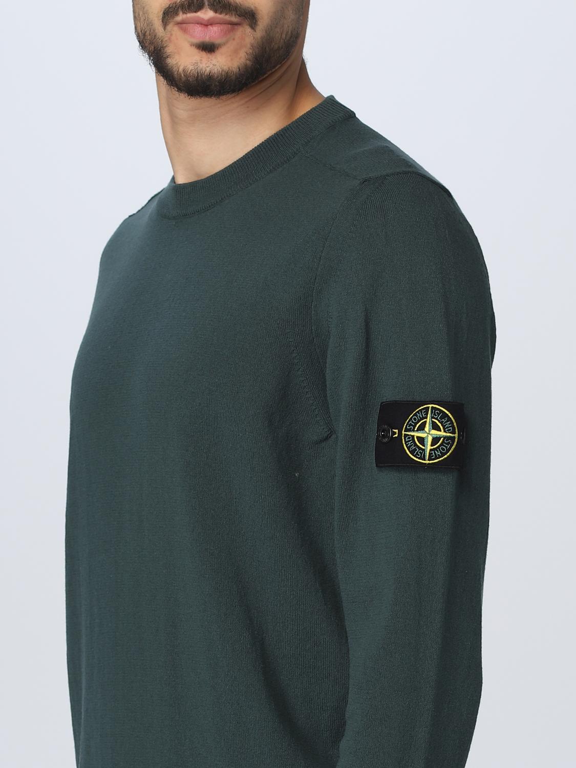 STONE ISLAND SWEATER: Sweater men Stone Island, Bottle Green - Img 5