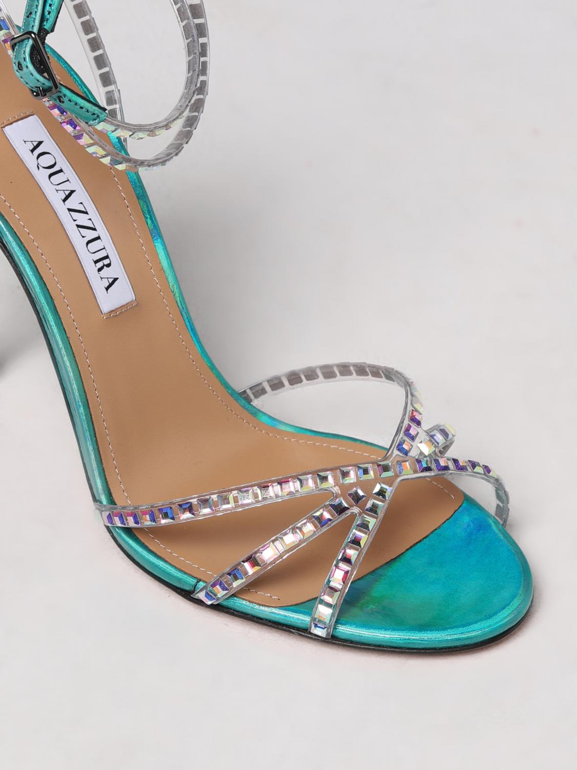 AQUAZZURA SANDALEN MIT ABSATZ: Sandalen mit absatz damen Aquazzura, Wasser - Img 4