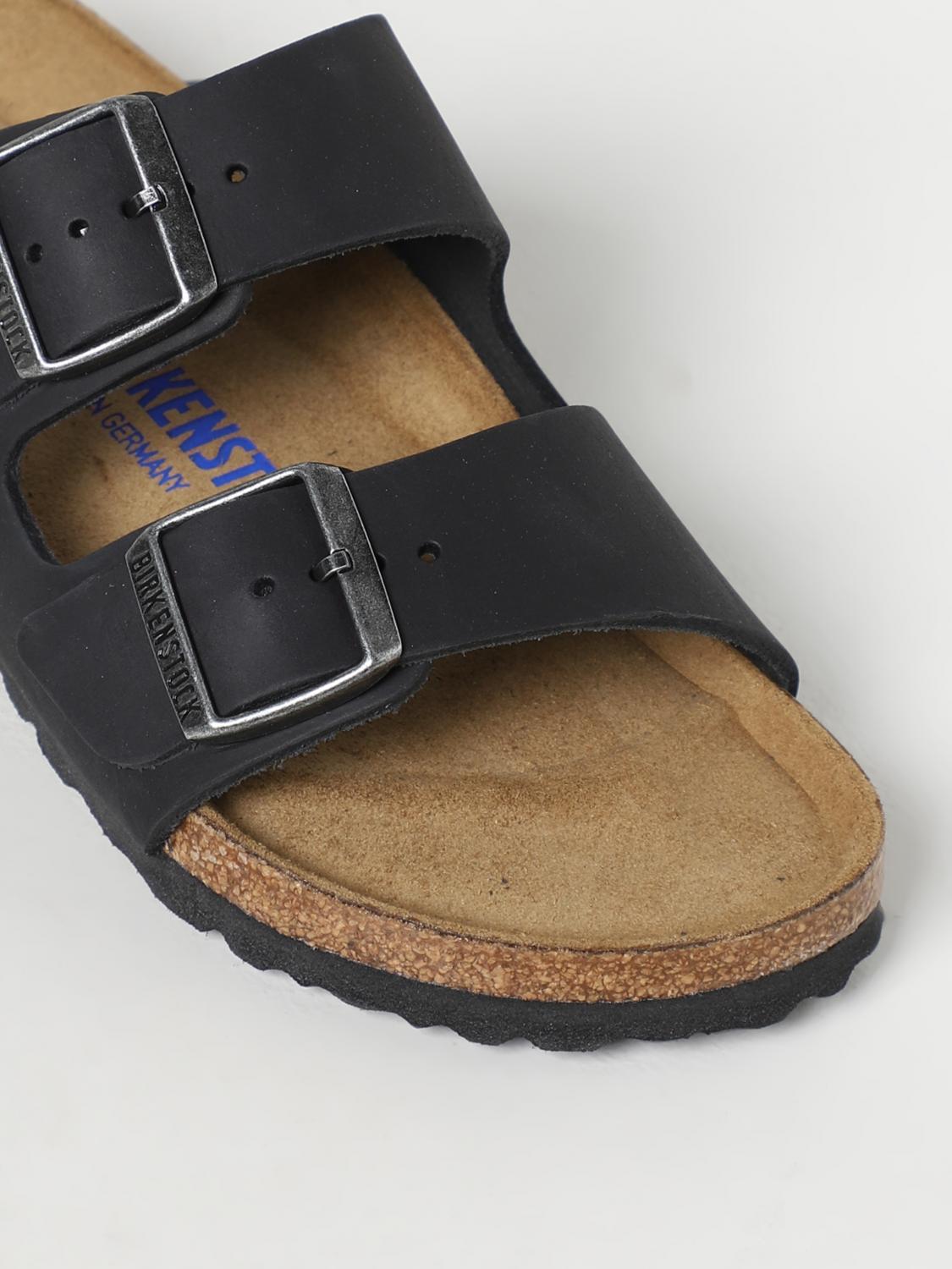 BIRKENSTOCK FLAT SANDAL: Flat sandals woman Birkenstock, Black - Img 4
