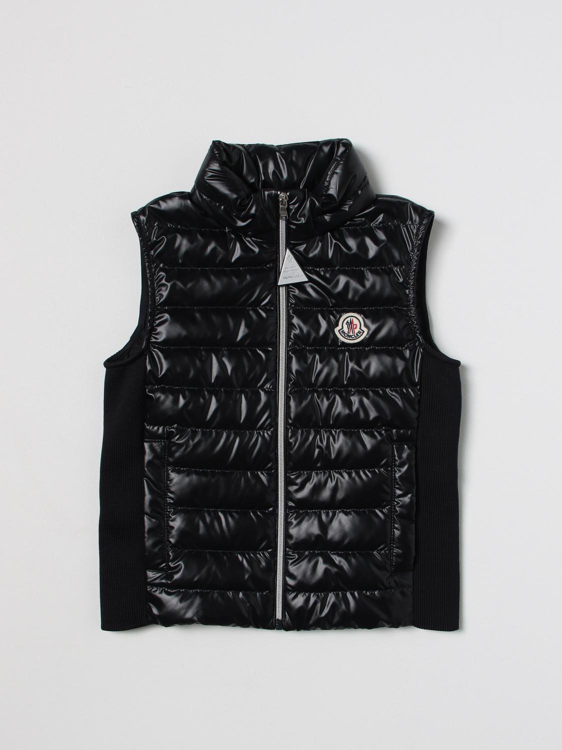 MONCLER CHALECO: Chaleco niños Moncler, Azul Oscuro - Img 1