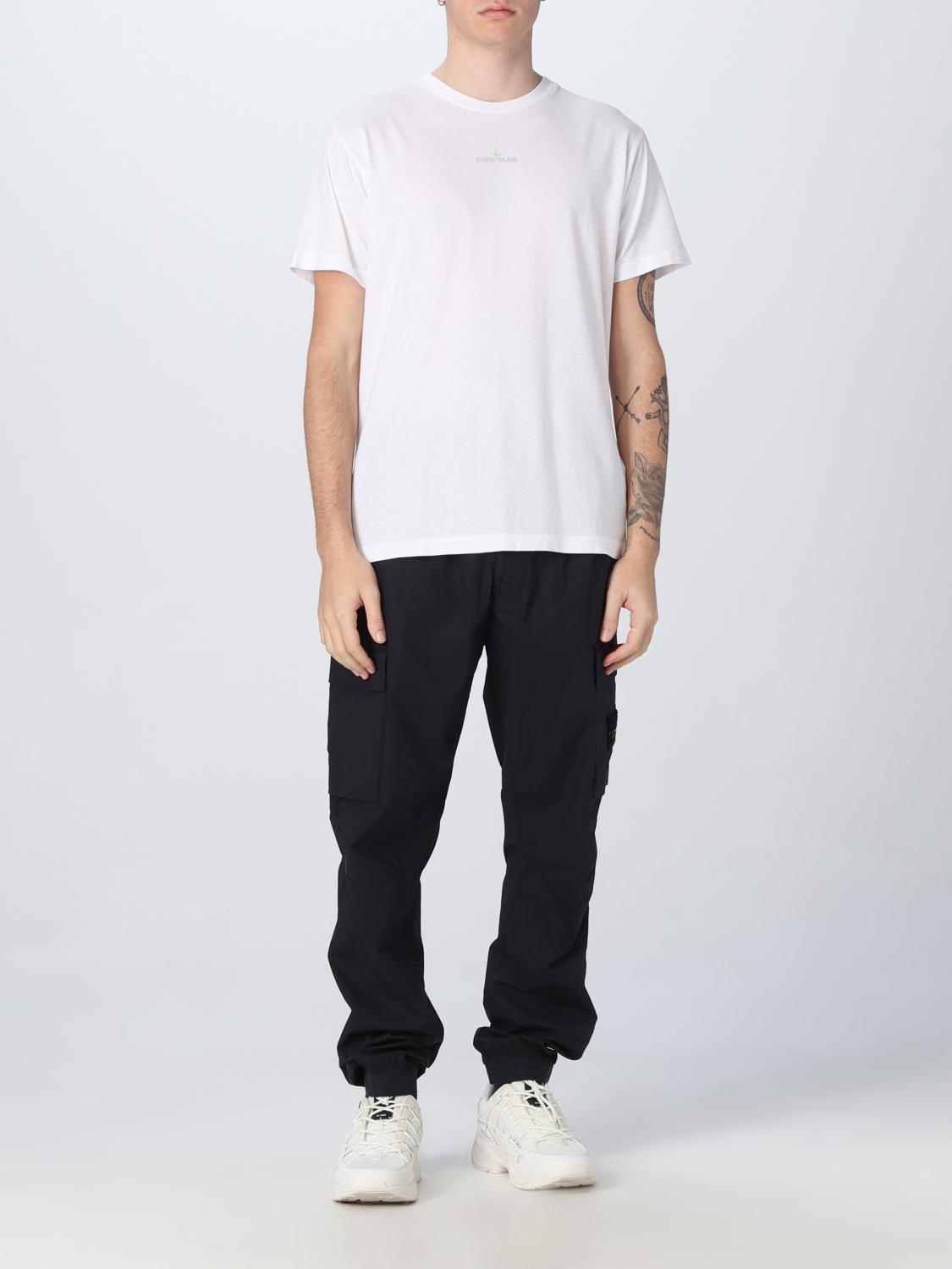 STONE ISLAND CAMISETA: Camiseta hombre Stone Island, Blanco - Img 2