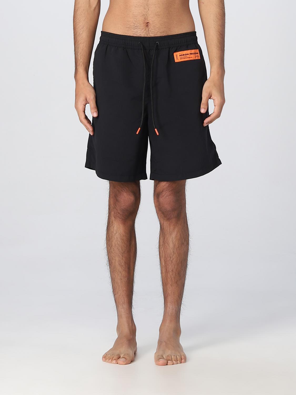 HERON PRESTON BADEMODE: Bademode herren Heron Preston, Schwarz - Img 1