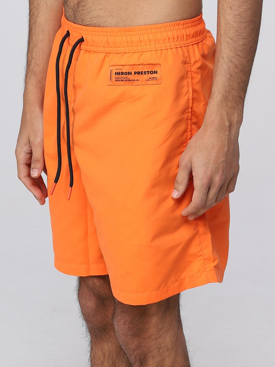 HERON PRESTON SWIMSUIT: Swimsuit men Heron Preston, Orange - Img 3