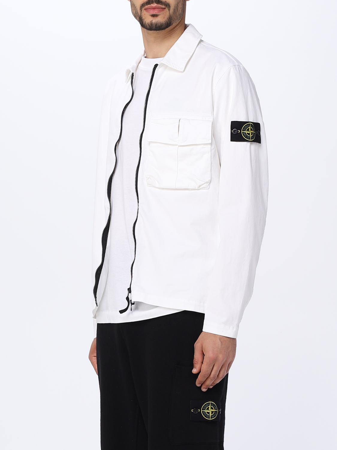 STONE ISLAND SWEATER: Sweater men Stone Island, White - Img 4