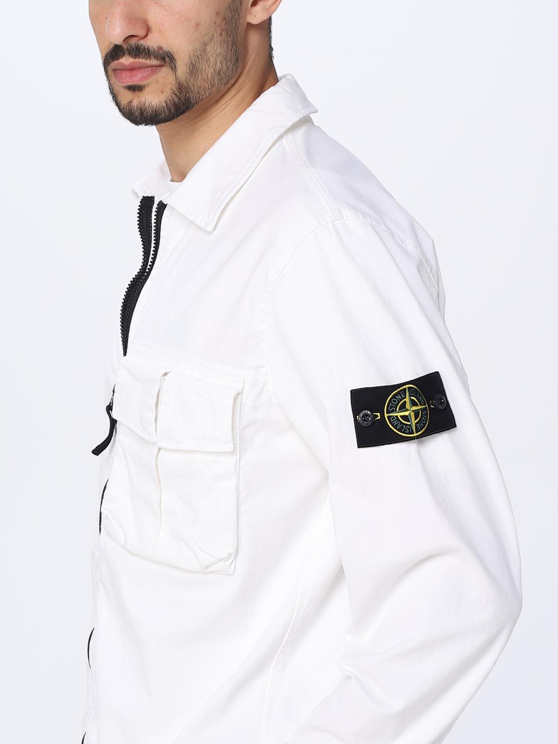 STONE ISLAND SWEATER: Sweater men Stone Island, White - Img 5