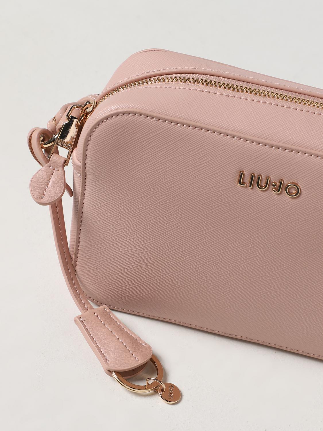 LIU JO BORSA A TRACOLLA: Borsa Agar Liu Jo in pelle sintetica saffiano, Rosa - Img 4