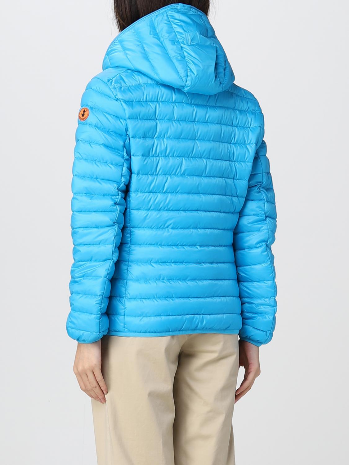 SAVE THE DUCK CHAQUETA: Abrigo mujer Save The Duck, Azul Oscuro - Img 2