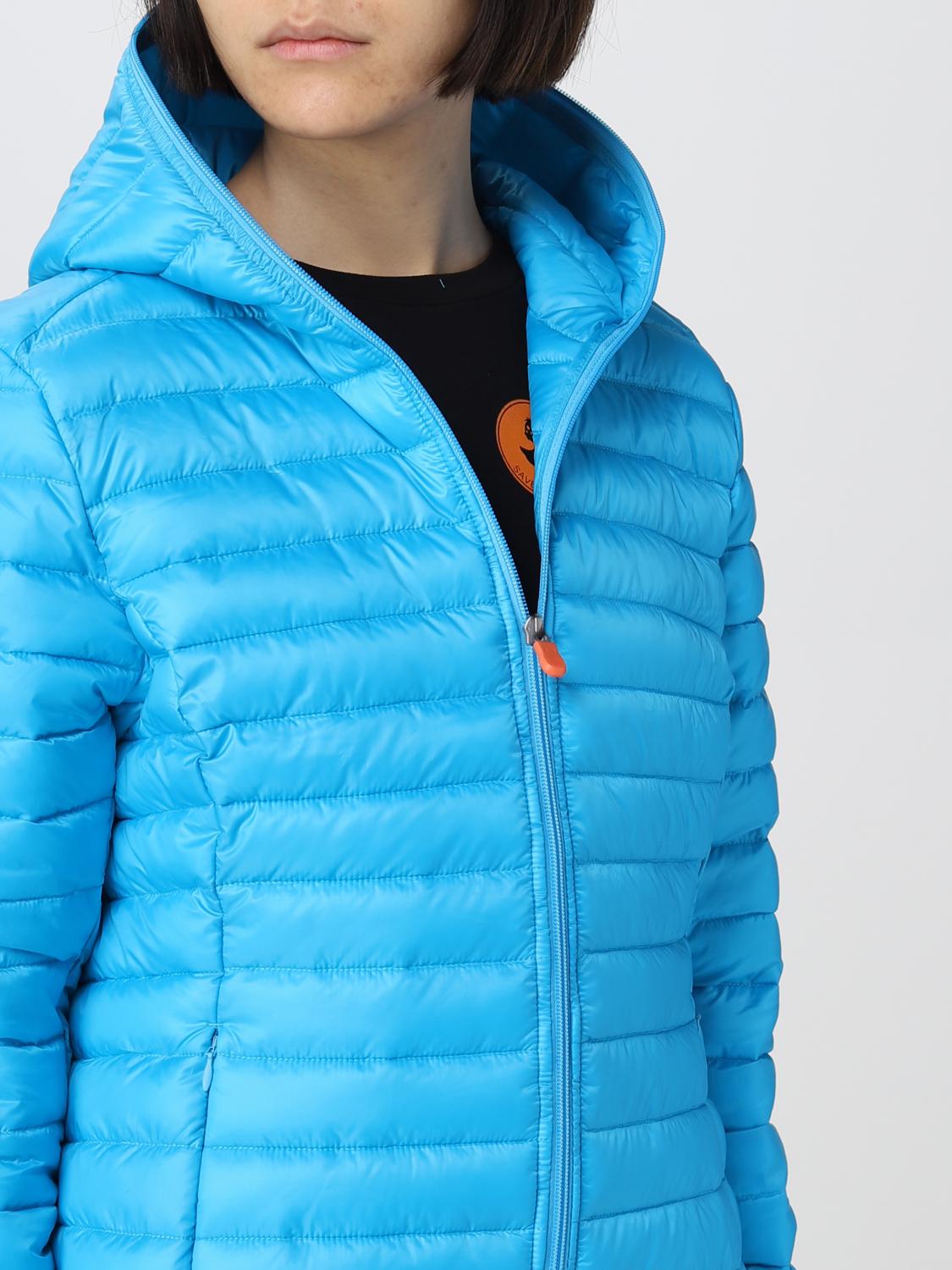 SAVE THE DUCK CHAQUETA: Abrigo mujer Save The Duck, Azul Oscuro - Img 4