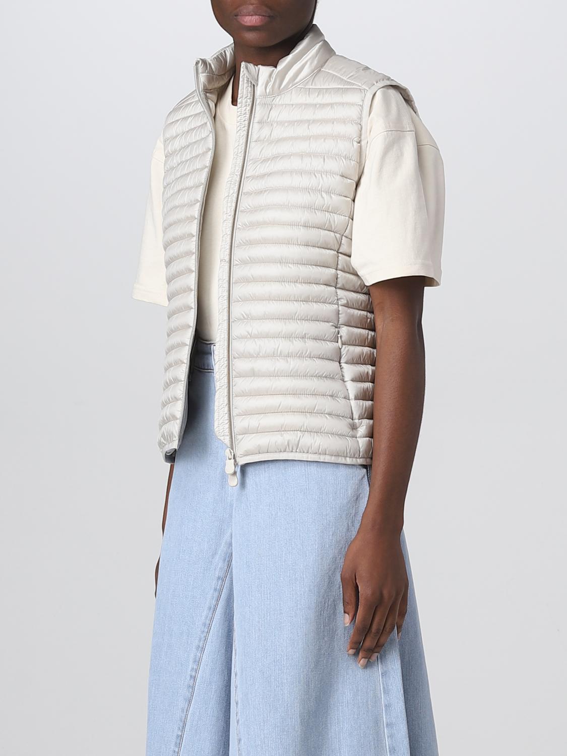SAVE THE DUCK WESTE: Weste damen Save The Duck, Beige - Img 3