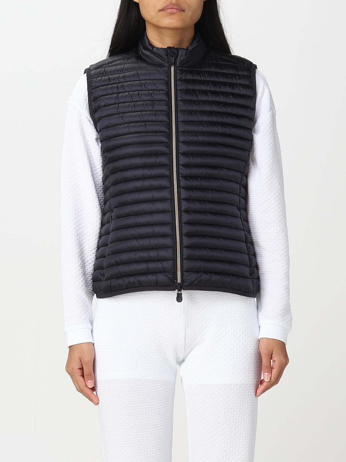 SAVE THE DUCK GILET: Gilet femme Save The Duck, Noir 1 - Img 1