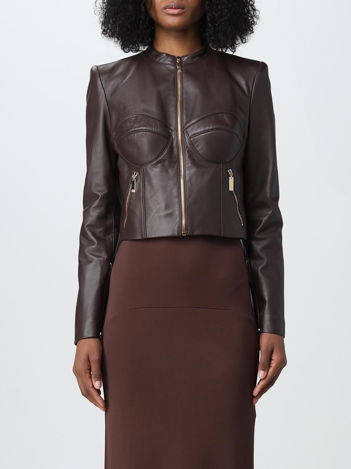 ELISABETTA FRANCHI CHAQUETA: Chaqueta mujer Elisabetta Franchi, Marrón - Img 1