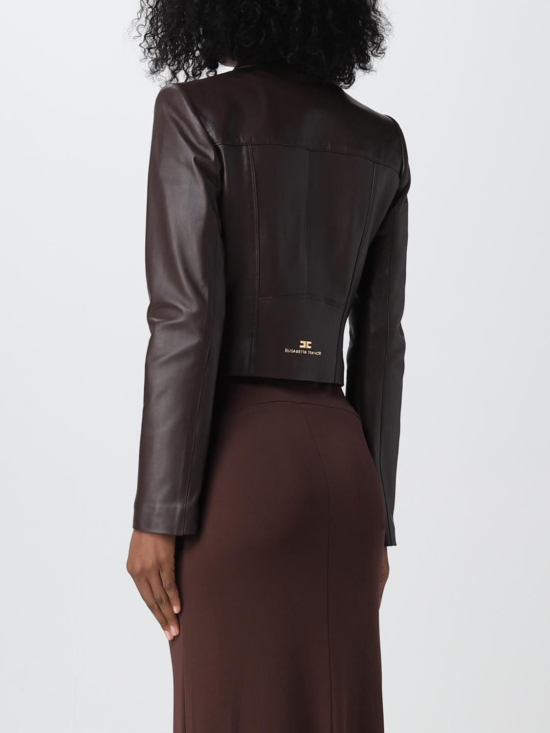 ELISABETTA FRANCHI CHAQUETA: Chaqueta mujer Elisabetta Franchi, Marrón - Img 2