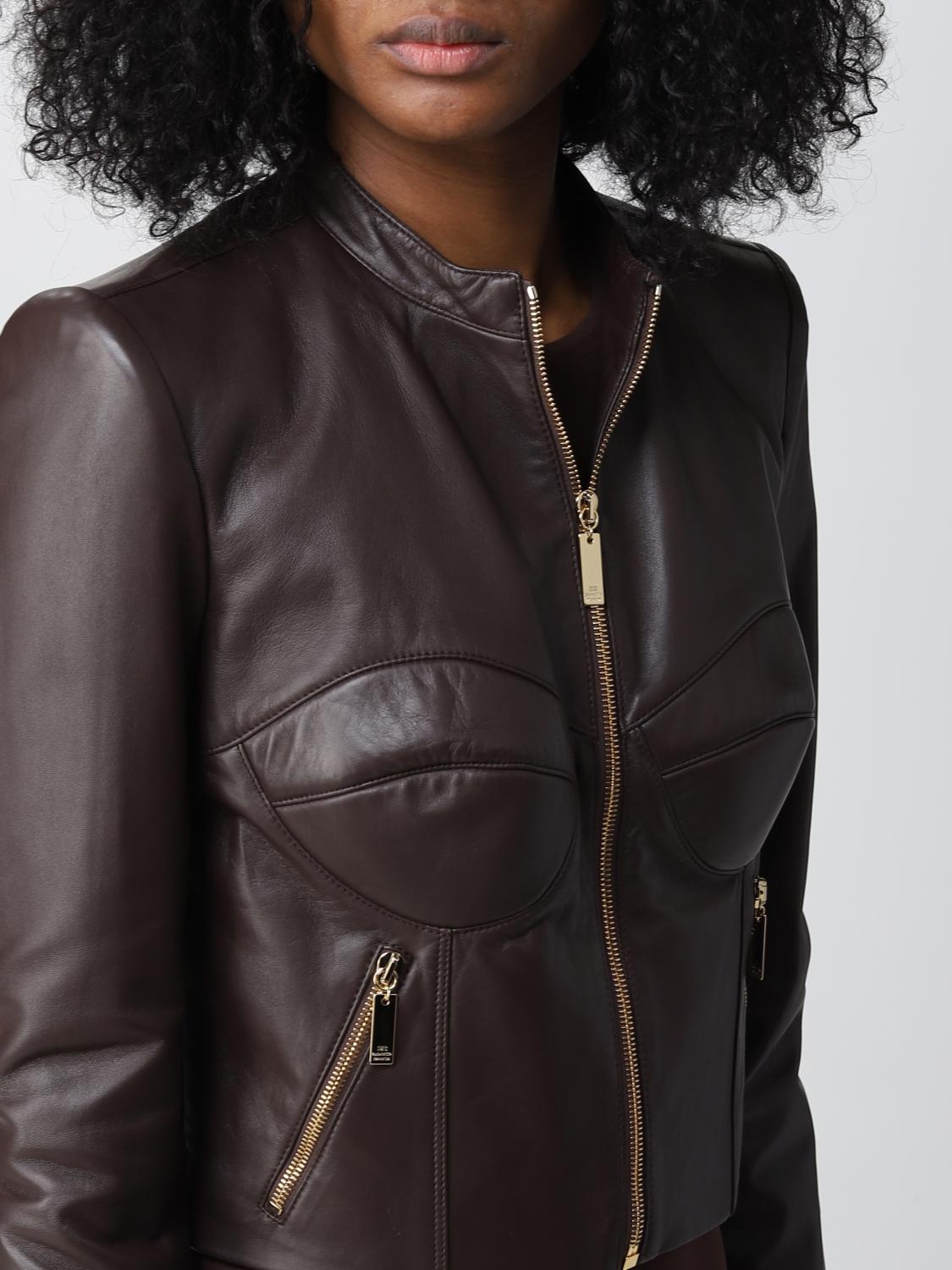 ELISABETTA FRANCHI CHAQUETA: Chaqueta mujer Elisabetta Franchi, Marrón - Img 4