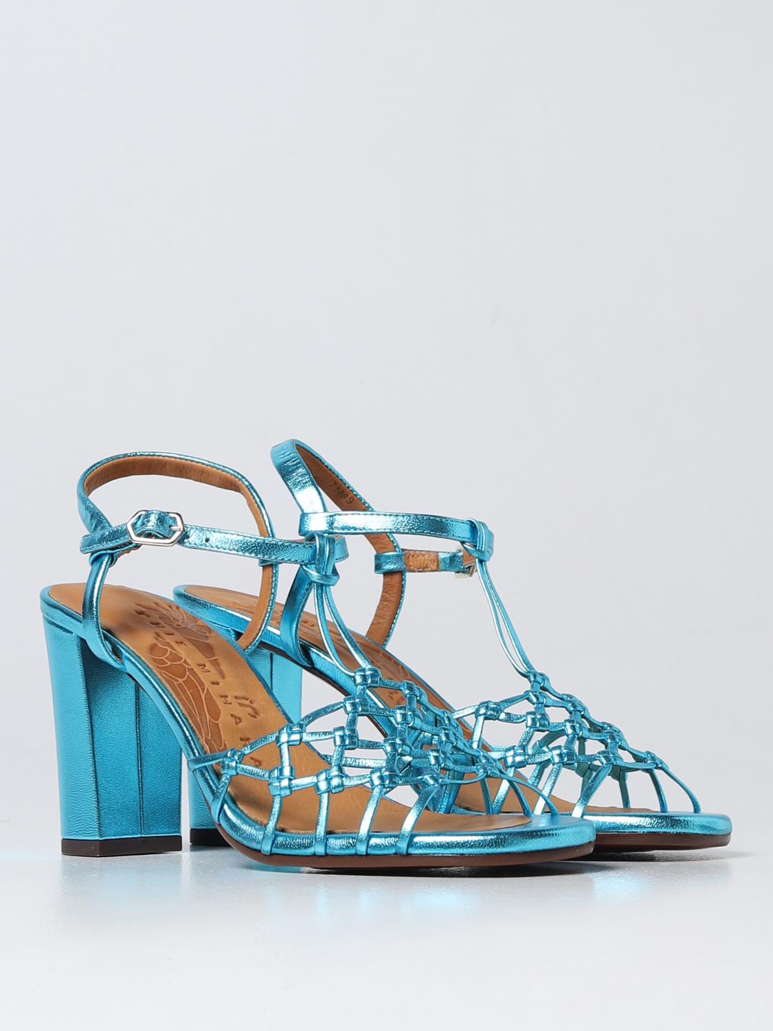 CHIE MIHARA SANDALEN MIT ABSATZ: Schnürschuhe damen Chie Mihara, Türkis - Img 2