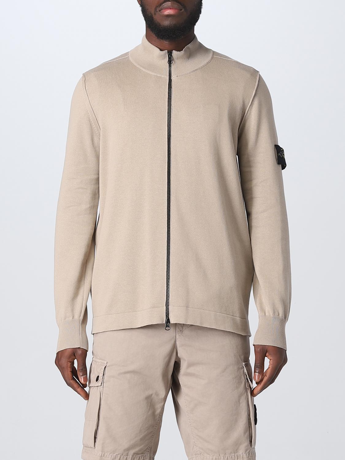 STONE ISLAND PULL: Pull homme Stone Island, Taupe - Img 1