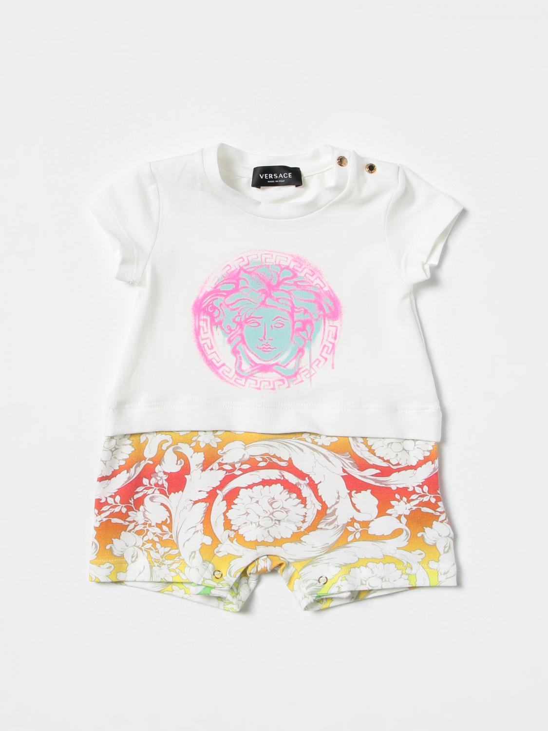 VERSACE: Bodysuit kids Young - White | Versace bodysuit