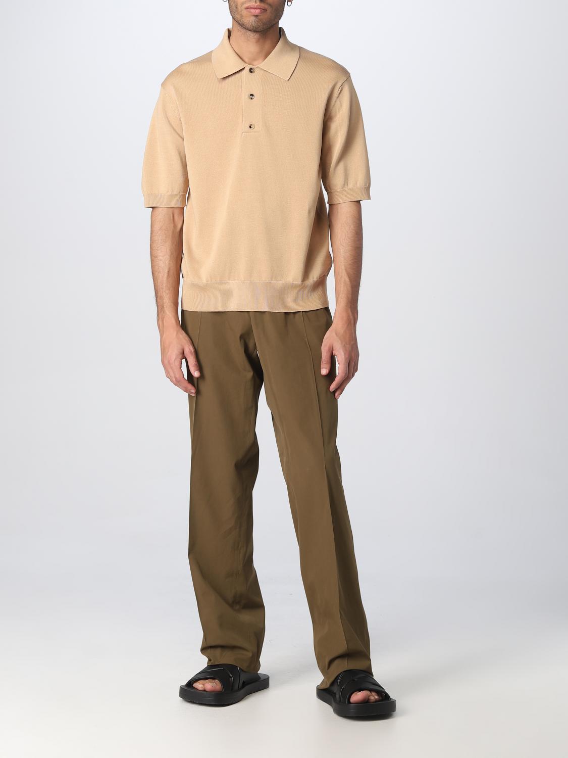 BOTTEGA VENETA POLO: Polo Bottega Veneta in cotone, Sabbia - Img 2
