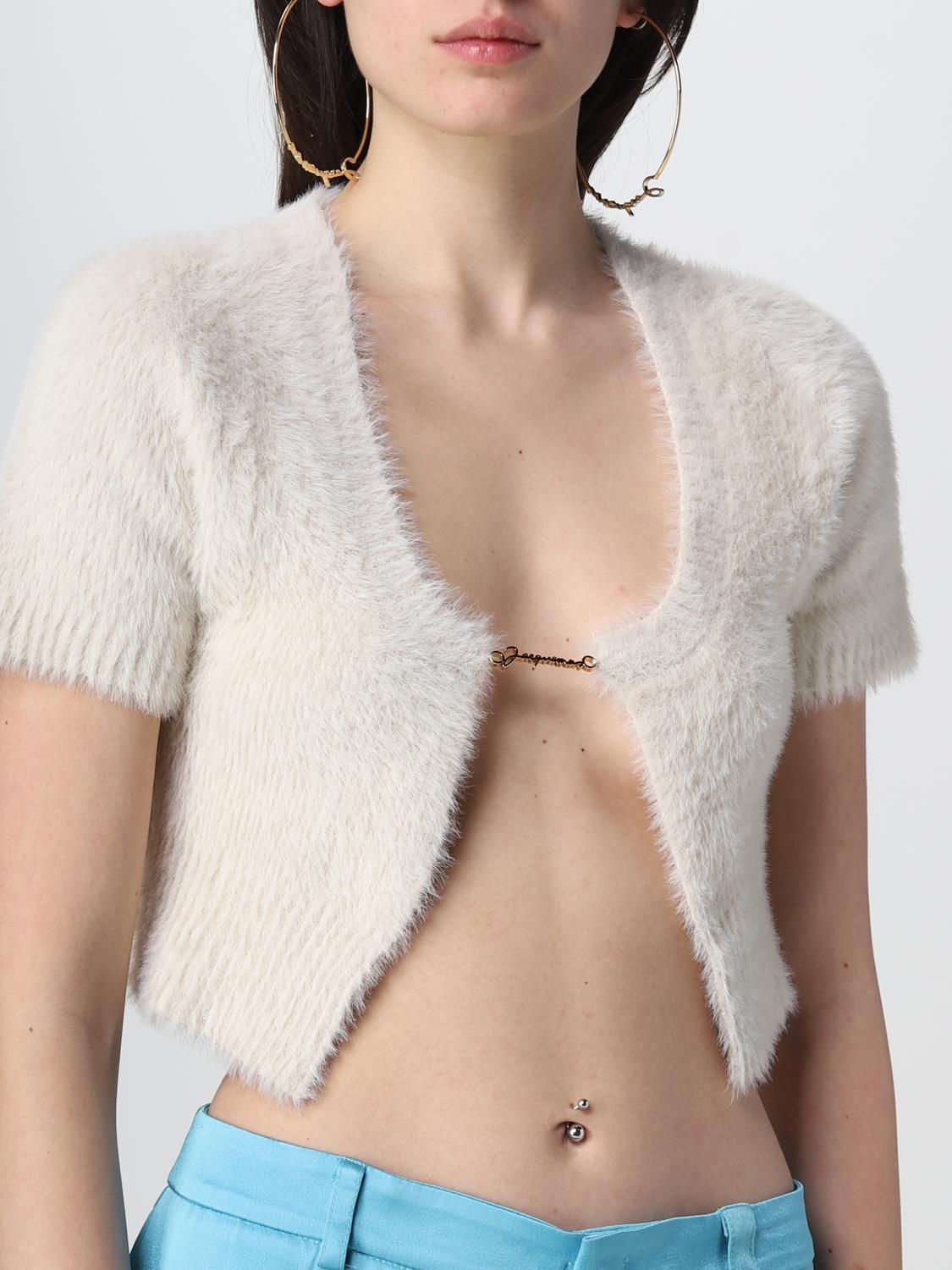 JACQUEMUS STRICKJACKE: Pullover damen Jacquemus, Ivory - Img 5