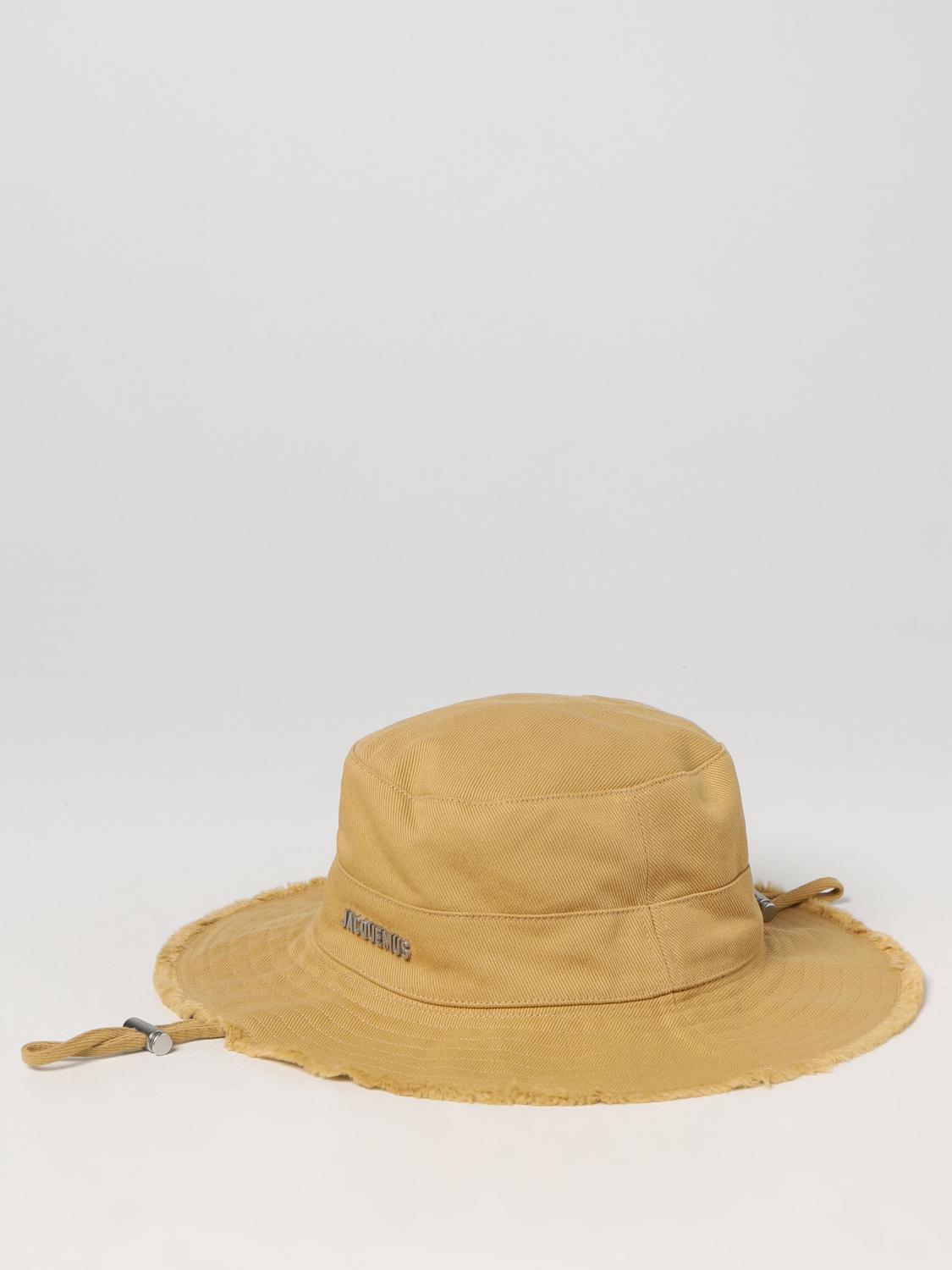 JACQUEMUS CAPPELLO: Cappello Le Bob Artichaut Jacquemus in cotone, Ocra - Img 1