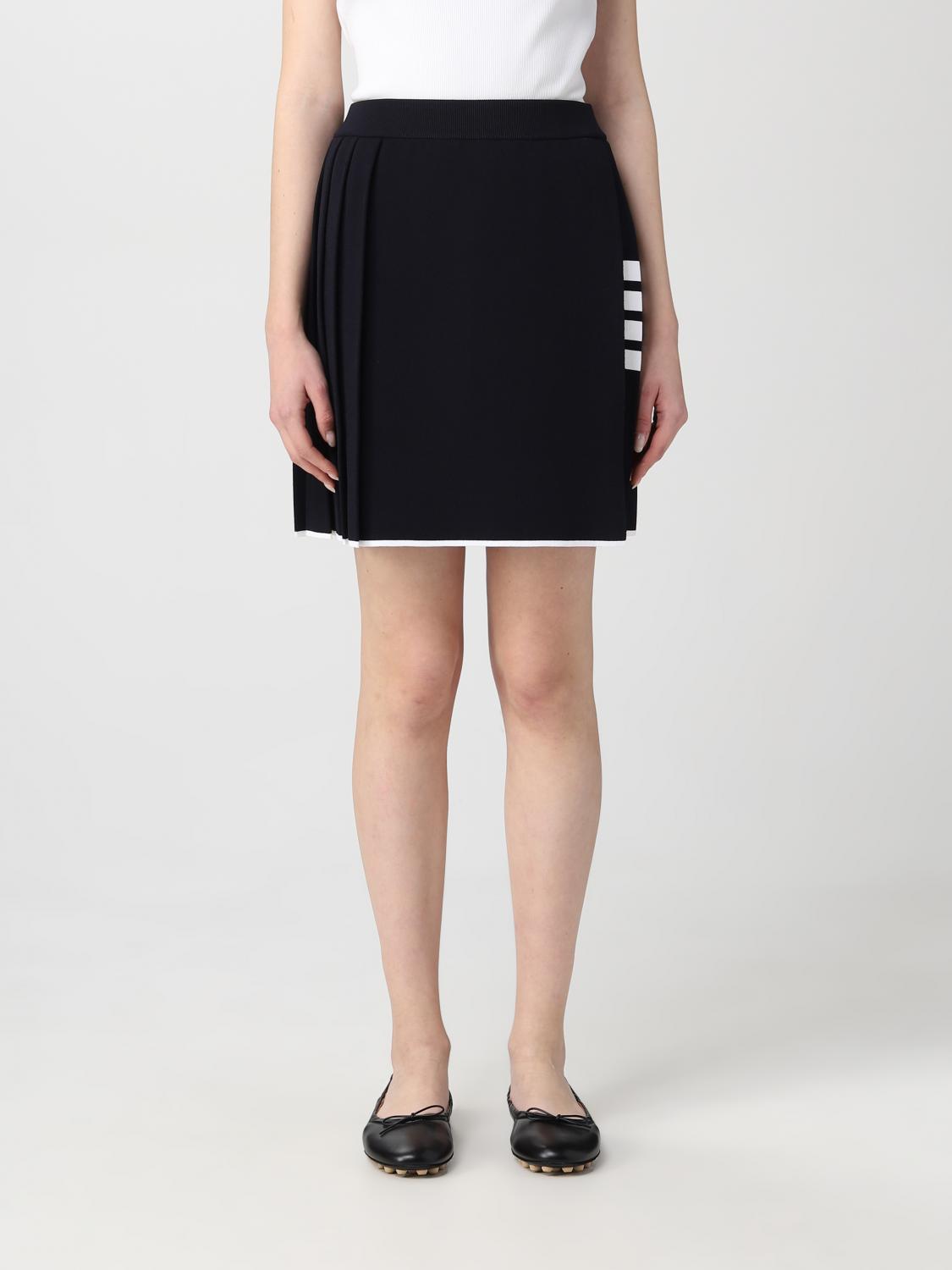 THOM BROWNE FALDA: Falda mujer Thom Browne, Azul Oscuro - Img 1