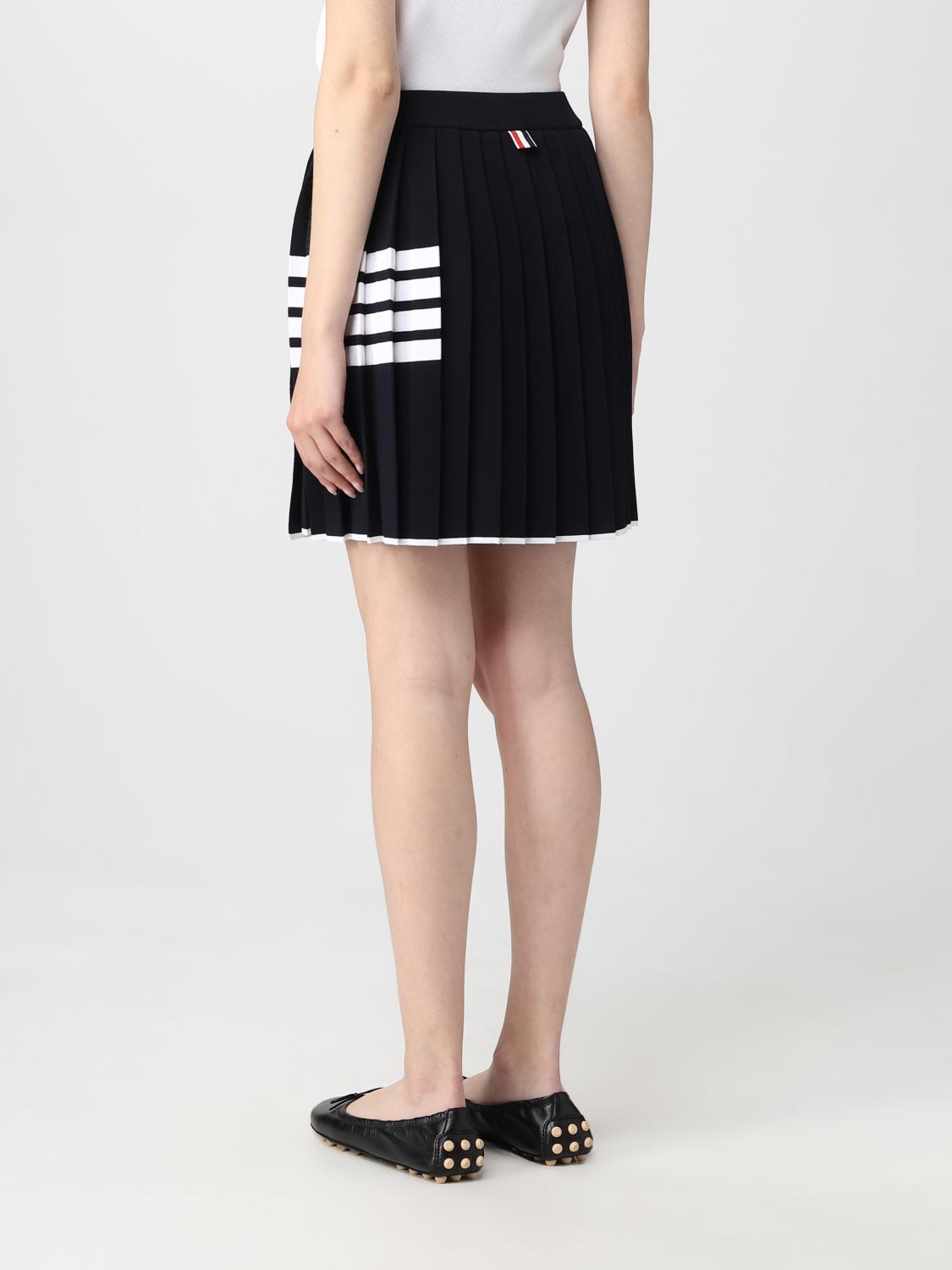 THOM BROWNE FALDA: Falda mujer Thom Browne, Azul Oscuro - Img 2